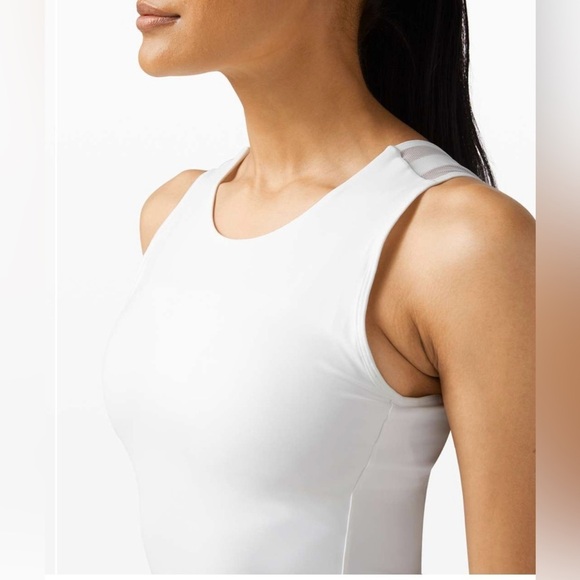 Lululemon Femme Force Crop Tank | White | Size 6 - Picture 3 of 10